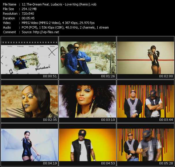 The-Dream Feat. Ludacris video ”Love King (Remix)” from dvd ”Screenplay VJ-Pro Urban Vision July 2010”