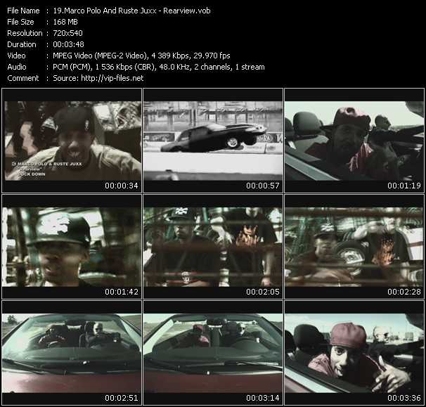 Marco Polo And Ruste Juxx video ”Rearview” from dvd ”Screenplay VJ-Pro Urban Vision September 2010”