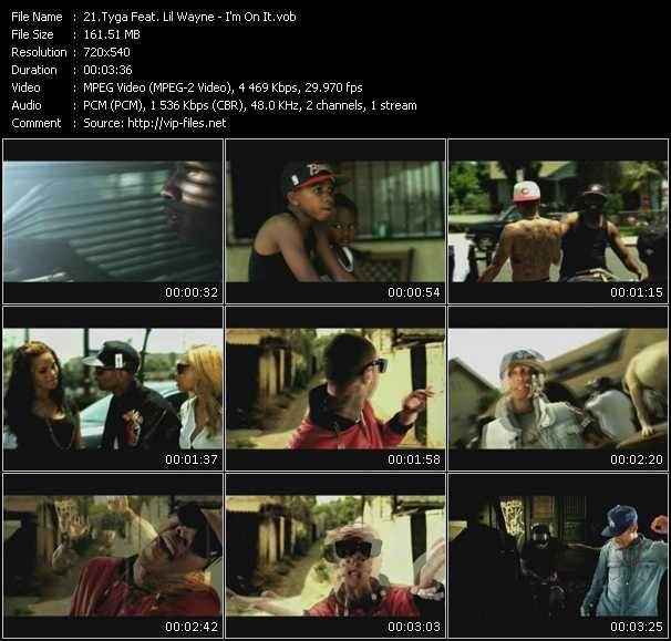 Tyga Feat. Lil' Wayne video ”I'm On It” from dvd ”Screenplay VJ-Pro Urban Vision September 2010”