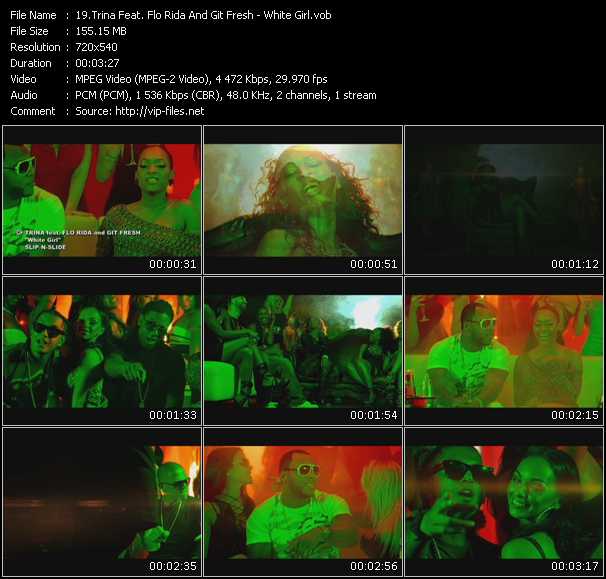 Trina Feat. Flo Rida And Git Fresh video ”White Girl” from dvd ”Screenplay VJ-Pro Urban Vision October 2010”