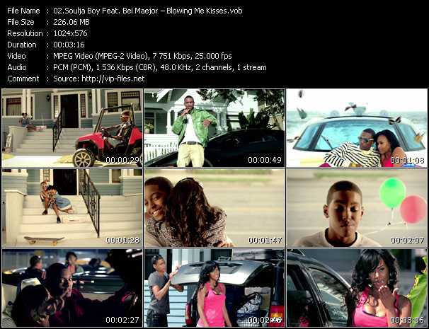 Soulja Boy Tell 'Em Feat. Bei Maejor video ”Blowing Me Kisses” from dvd ”Vip-Express Videos October 2010”