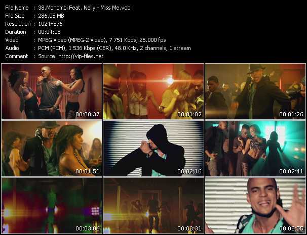 Mohombi Feat. Nelly video ”Miss Me” from dvd ”Vip-Express Videos October 2010”