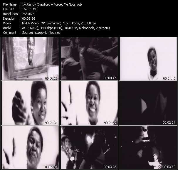 Randy Crawford video ”Forget Me Nots” from dvd ”Body And Soul. Clips Voller Sinnlichkeit”