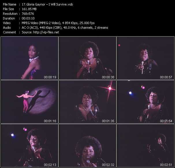 Gloria Gaynor video ”I Will Survive” from dvd ”Body And Soul. Clips Voller Sinnlichkeit”