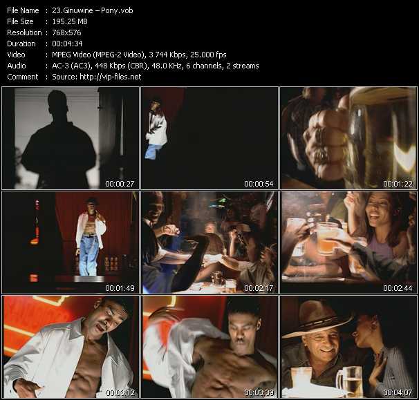 Ginuwine video ”Pony” from dvd ”Body And Soul. Clips Voller Sinnlichkeit”