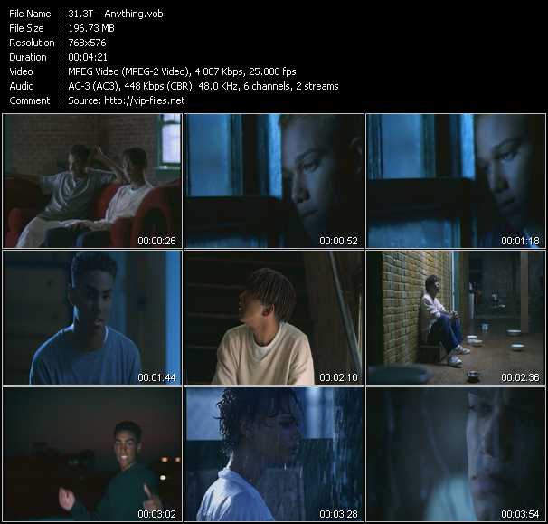 3T video ”Anything” from dvd ”Body And Soul. Clips Voller Sinnlichkeit”