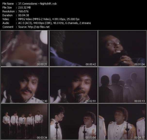 Commodores video ”Nightshift” from dvd ”Body And Soul. Clips Voller Sinnlichkeit”