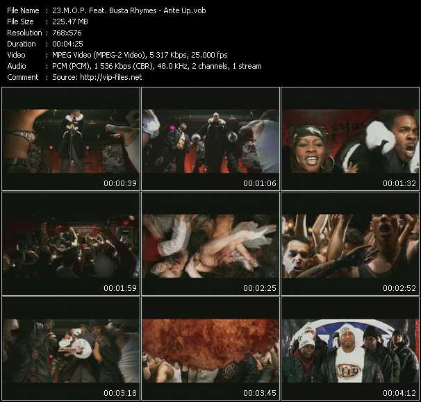 M.O.P. Feat. Busta Rhymes video ”Ante Up” from dvd ”Introduced 100. Essential Music Videos 1991-2002”