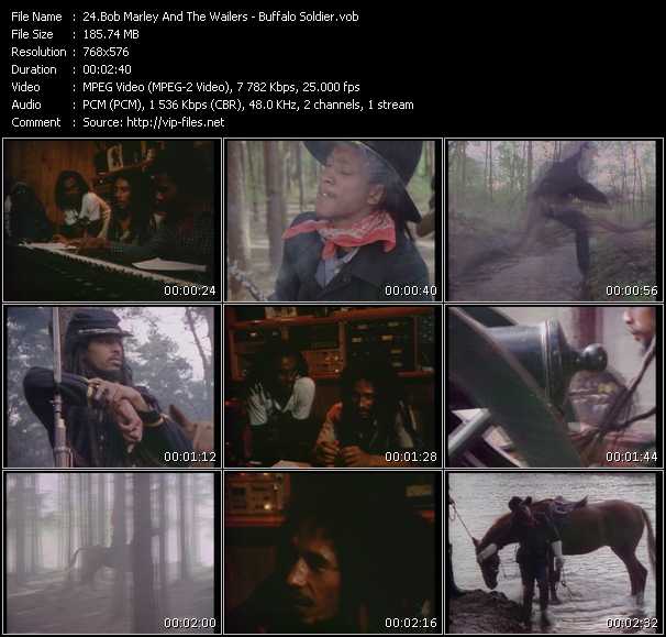 Bob Marley And The Wailers video ”Buffalo Soldier” from dvd ”MixMash Reggae Vol.2”