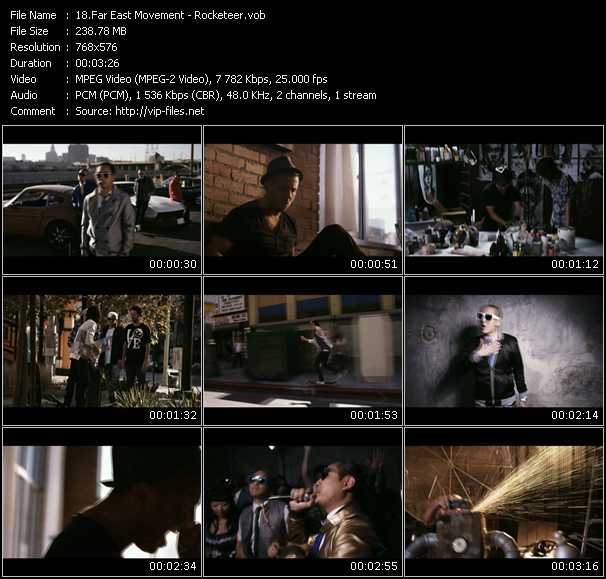 Far East Movement video ”Rocketeer” from dvd ”MixMash Urban January 2011”