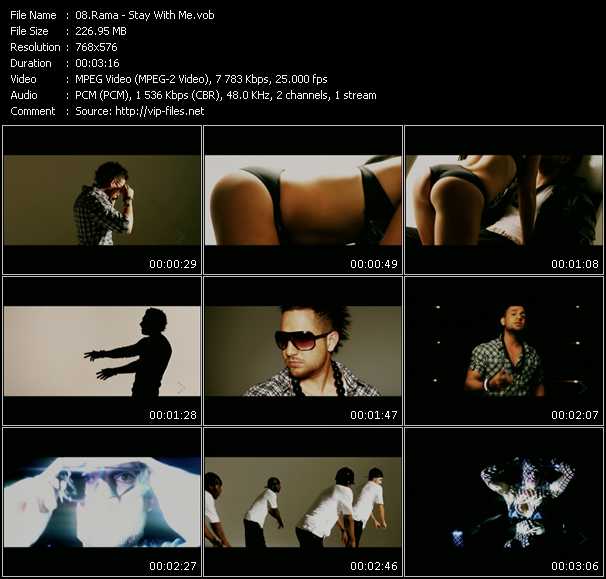 Rama video ”Stay With Me” from dvd ”MixMash Urban February 2011”