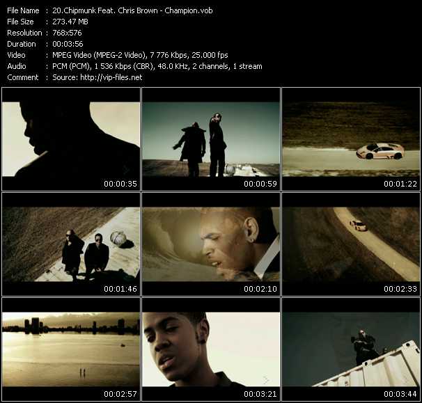 Chipmunk Feat. Chris Brown video ”Champion” from dvd ”MixMash Urban February 2011”