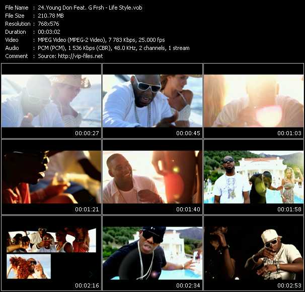 Young Don Feat. G Frsh video ”Life Style” from dvd ”MixMash Urban February 2011”