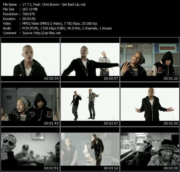 T.I. Feat. Chris Brown video ”Get Back Up” from dvd ”MixMash Urban December 2010”