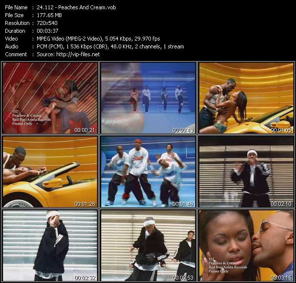 112 video ”Peaches And Cream” from dvd ”Canada Hot Video Classics. Best Of 2001 Vol.1”