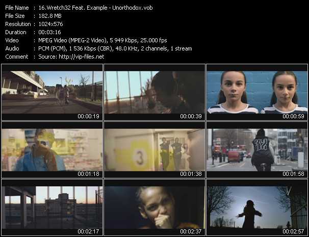 Wretch 32 Feat. Example video ”Unorthodox” from dvd ”UK Chart Video April 2011”