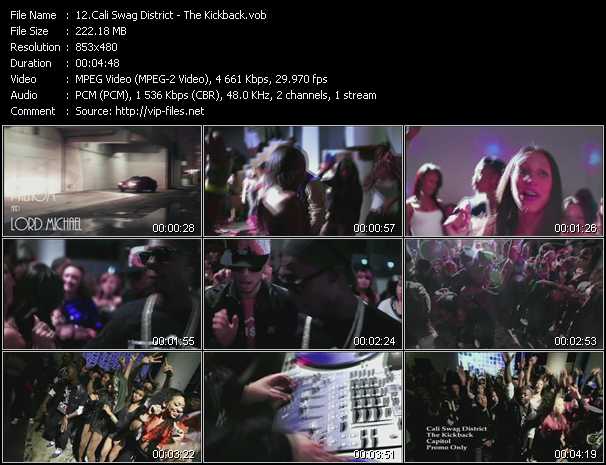 Cali Swag District video ”The Kickback” from dvd ”Express Video January 2011 Week 3”