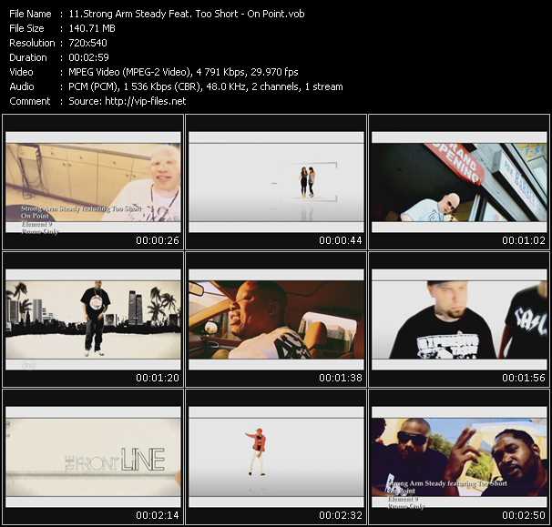 Strong Arm Steady Feat. Too Short video ”On Point” from dvd ”Express Video February 2011 Week 1”