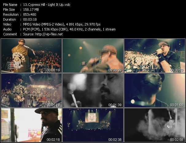 Cypress Hill video ”Light It Up” from dvd ”Express Video February 2011 Week 4”