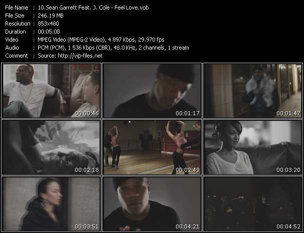 Sean Garrett Feat. J. Cole video ”Feel Love” from dvd ”Express Video March 2011 Week 1”