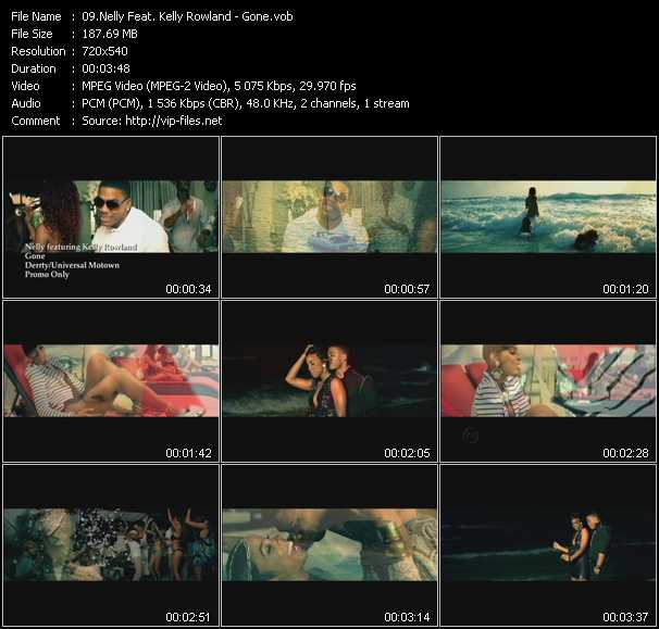 Nelly Feat. Kelly Rowland video ”Gone” from dvd ”Express Video April 2011 Week 1”