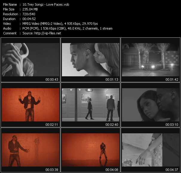 Trey Songz video ”Love Faces” from dvd ”Express Video April 2011 Week 1”