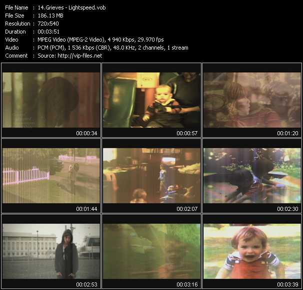 Grieves video ”Lightspeed” from dvd ”Express Video April 2011 Week 2”