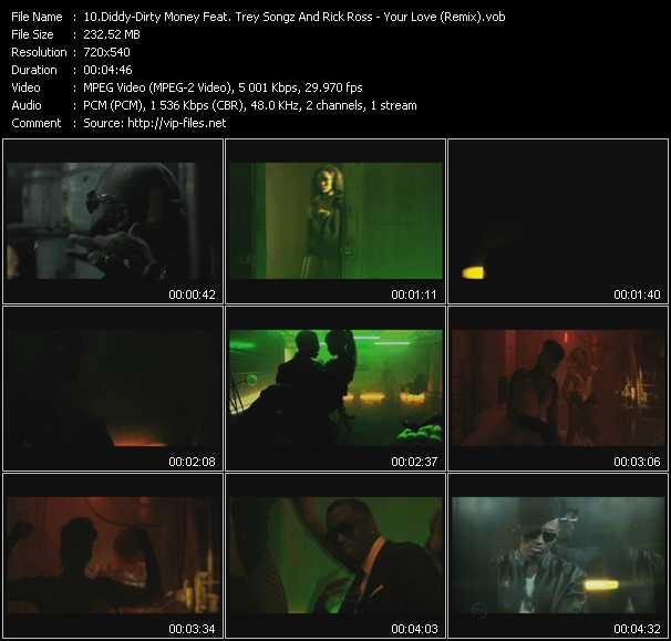 Diddy - Dirty Money Feat. Trey Songz And Rick Ross video ”Your Love (Remix)” from dvd ”Express Video April 2011 Week 3”