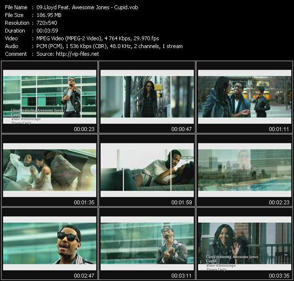 Lloyd Feat. Awesome Jones video ”Cupid” from dvd ”Express Video April 2011 Week 4”