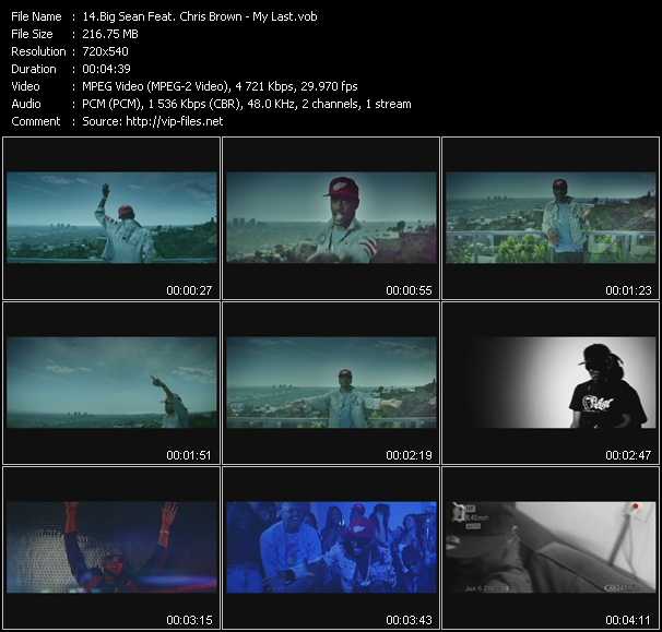 Big Sean Feat. Chris Brown video ”My Last” from dvd ”Express Video April 2011 Week 4”