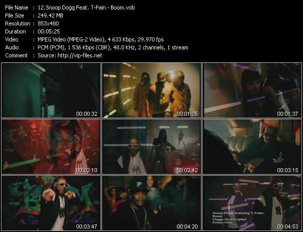 Snoop Dogg Feat. T-Pain video ”Boom” from dvd ”Express Video May 2011 Week 3”