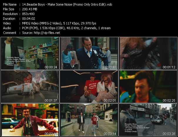 Beastie Boys video ”Make Some Noise (PO Intro Edit)” from dvd ”Express Video June 2011 Week 2”