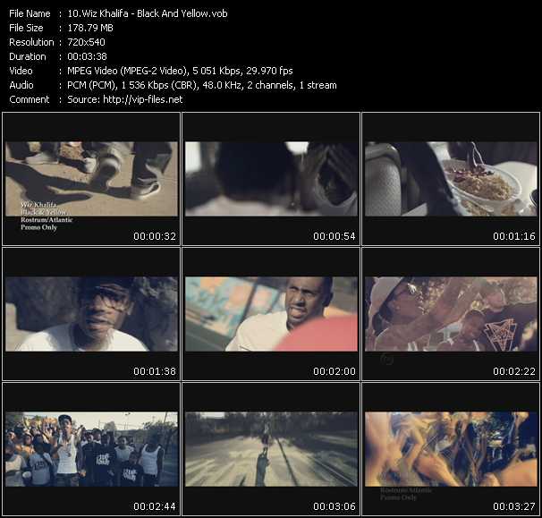 Wiz Khalifa video ”Black And Yellow” from dvd ”Express Video November 2010 Week 3”
