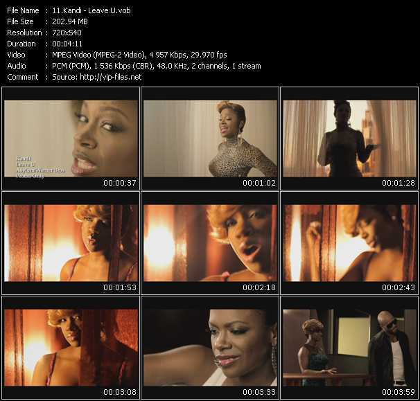 Kandi video ”Leave U” from dvd ”Express Video November 2010 Week 4”