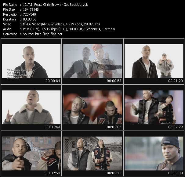 T.I. Feat. Chris Brown video ”Get Back Up” from dvd ”Express Video November 2010 Week 4”