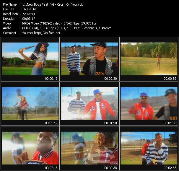 New Boyz Feat. Yg video ”Crush On You” from dvd ”Express Video May 2011 Week 1”