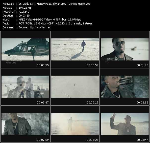 Diddy - Dirty Money Feat. Skylar Grey video ”Coming Home” from dvd ”Hot Video January 2011”