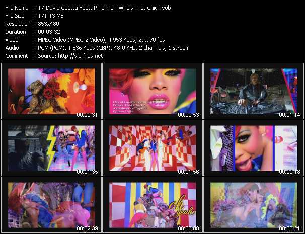 David Guetta Feat. Rihanna video ”Who's That Chick?” from dvd ”Hot Video March 2011”