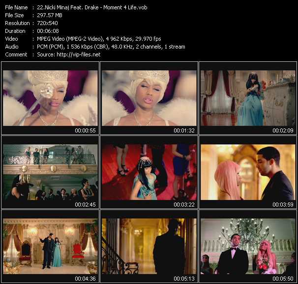 Nicki Minaj Feat. Drake video ”Moment 4 Life” from dvd ”Hot Video March 2011”