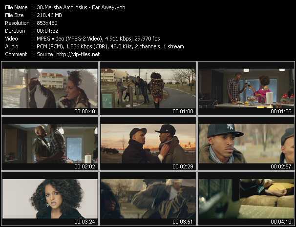 Marsha Ambrosius video ”Far Away” from dvd ”Hot Video April 2011”