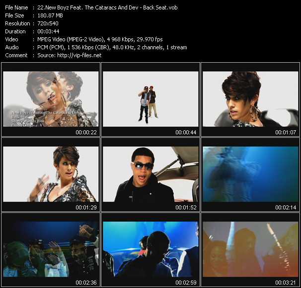 New Boyz Feat. The Cataracs And Dev video ”Back Seat” from dvd ”Hot Video May 2011”