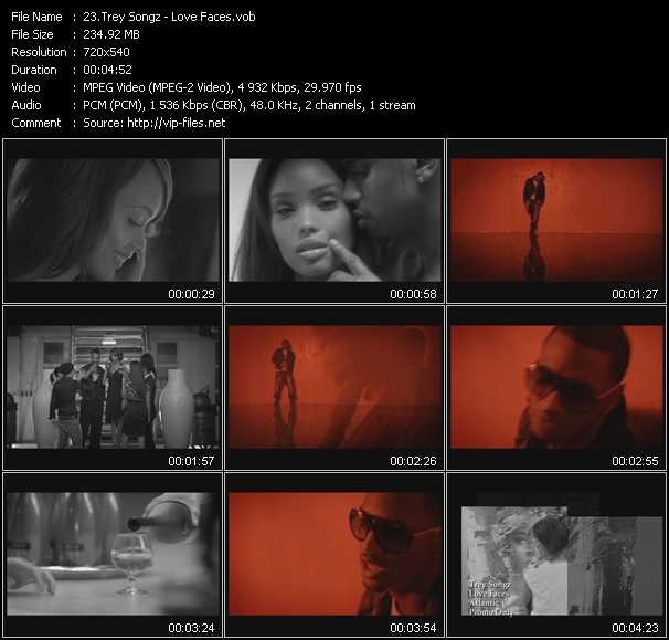 Trey Songz video ”Love Faces” from dvd ”Hot Video May 2011”