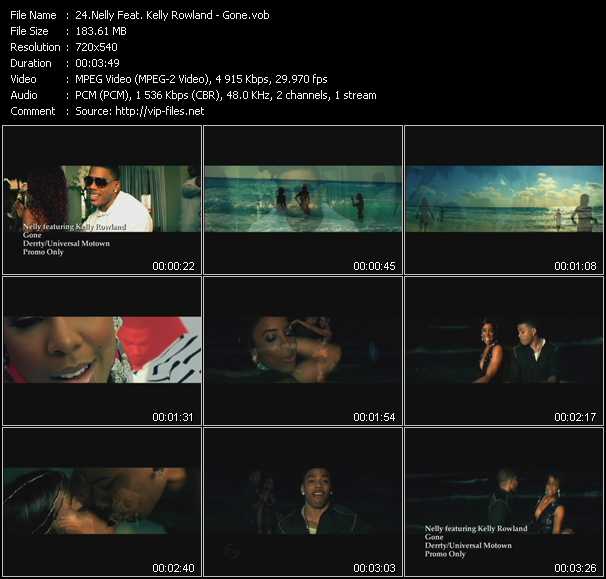 Nelly Feat. Kelly Rowland video ”Gone” from dvd ”Hot Video May 2011”