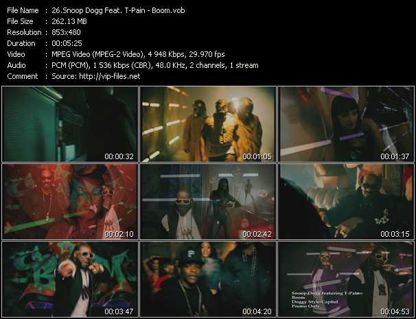 Snoop Dogg Feat. T-Pain video ”Boom” from dvd ”Hot Video May 2011”