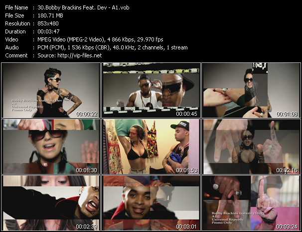 Bobby Brackins Feat. Dev video ”A1” from dvd ”Hot Video May 2011”