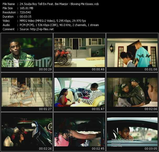 Soulja Boy Tell 'Em Feat. Bei Maejor video ”Blowing Me Kisses” from dvd ”Hot Video November 2010”