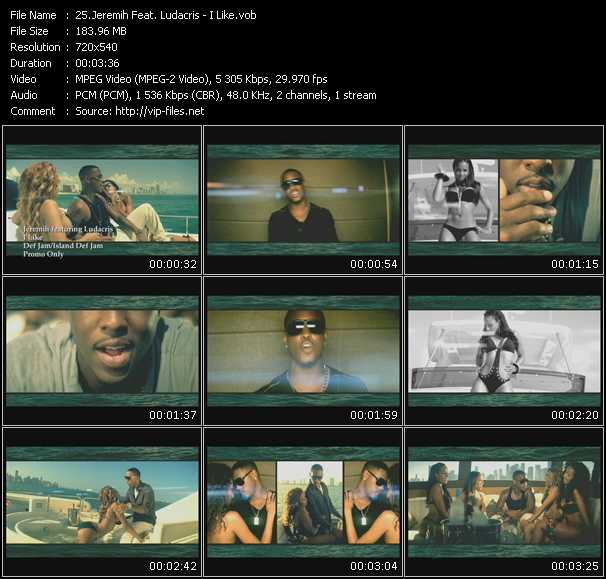 Jeremih Feat. Ludacris video ”I Like” from dvd ”Hot Video November 2010”