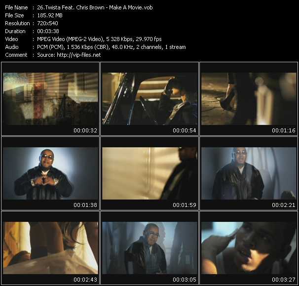 Twista Feat. Chris Brown video ”Make A Movie” from dvd ”Hot Video November 2010”