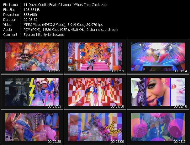 David Guetta Feat. Rihanna video ”Who's That Chick?” from dvd ”Latin Video March 2011”