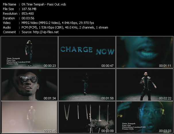 Tinie Tempah video ”Pass Out” from dvd ”Urban Video January 2011”